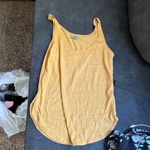 Next Level Apparel Mustard Scoop Neck Women's Tank
